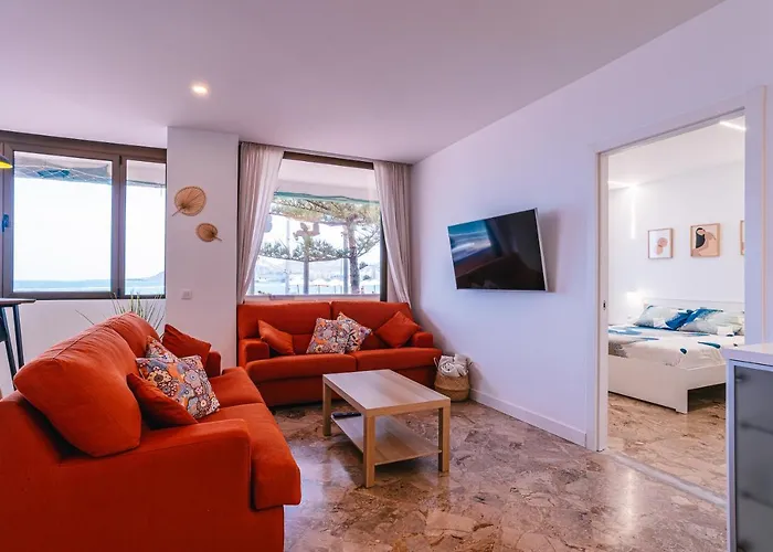 Canteras 1º Linea De Playa 아파트 *